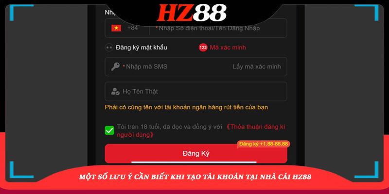 các bước đăng ký hz88 các bước đăng ký hz88